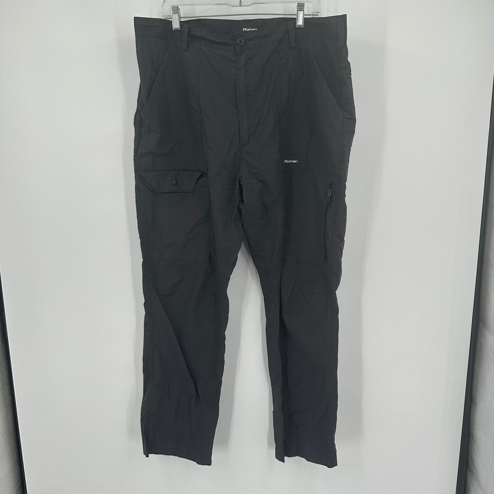 Rohan Action Bags Mens Utility Cargo Pants Size 40R Hiking Adventure Durable